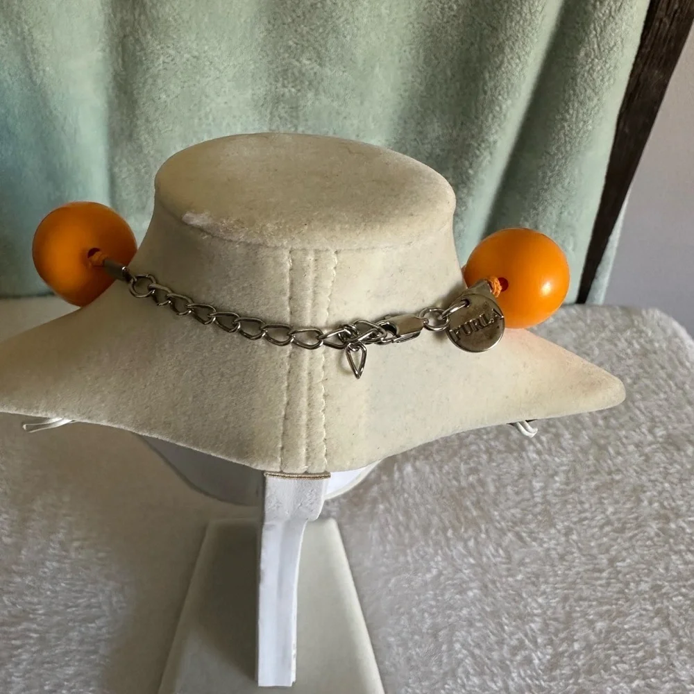 Furla Vintage Italian Lucite Necklace - Picture 5 of 5